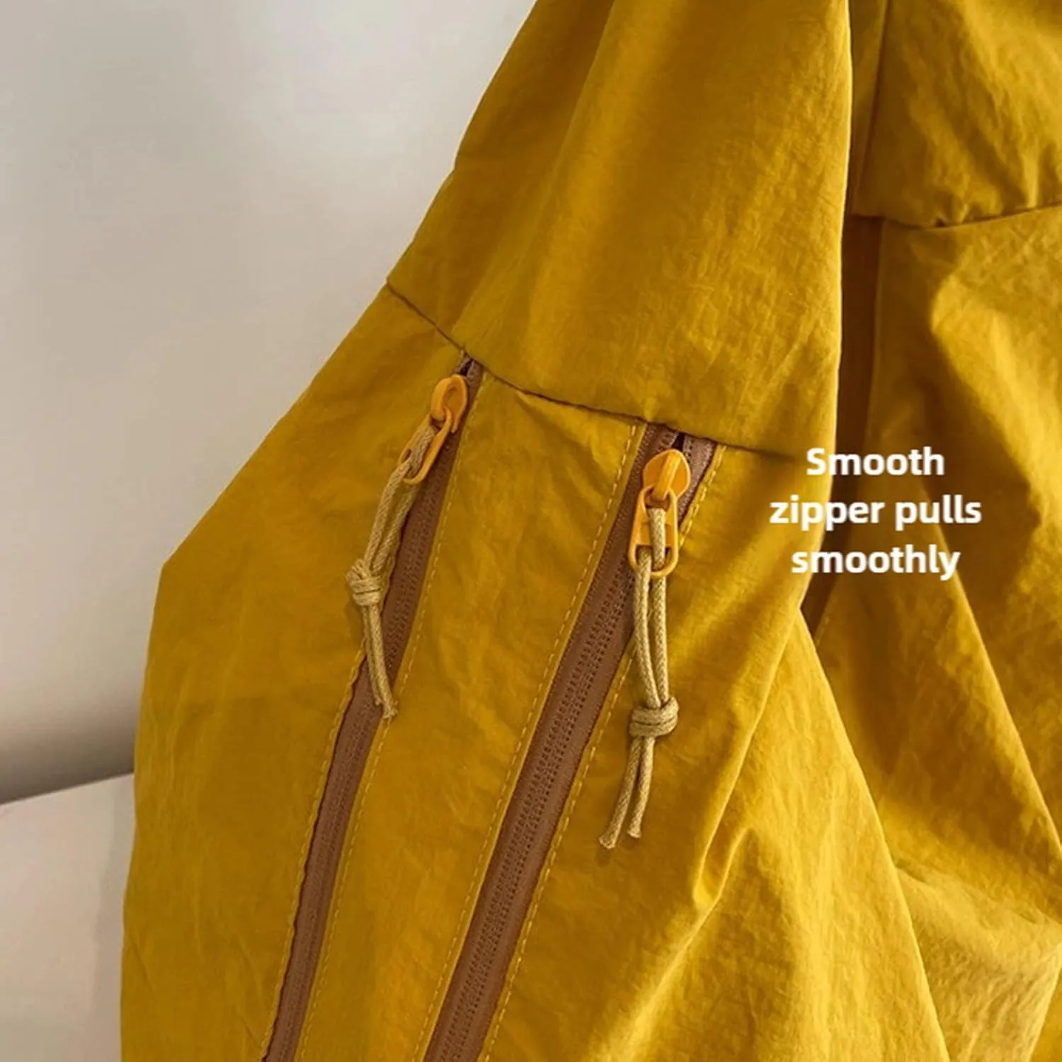 Women's Solid Color Textured Draped Tote Bag, Large Capacity Fashion Versatile Shoulder Bag, Casual Canvas Tote Bag