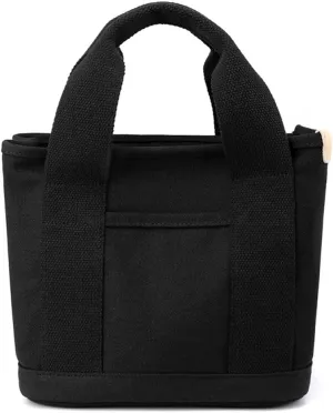 Women's Tote Purse Multi-pocket Handbags Heavy Duty Canvas Shoulder Bag Stored Bag Top Handle Satchel
