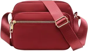 Women's Waterproof Leather Crossbody Purses Anti Theft Small Sling Bags for Women Waterproof Backpack