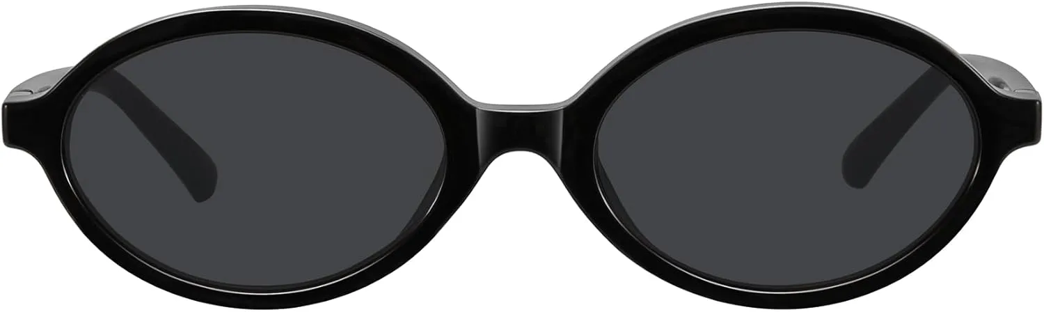 WOWSUN Retro Oval Sunglasses Womens Trendy Sun Glasses Sunnies UV400 Protection