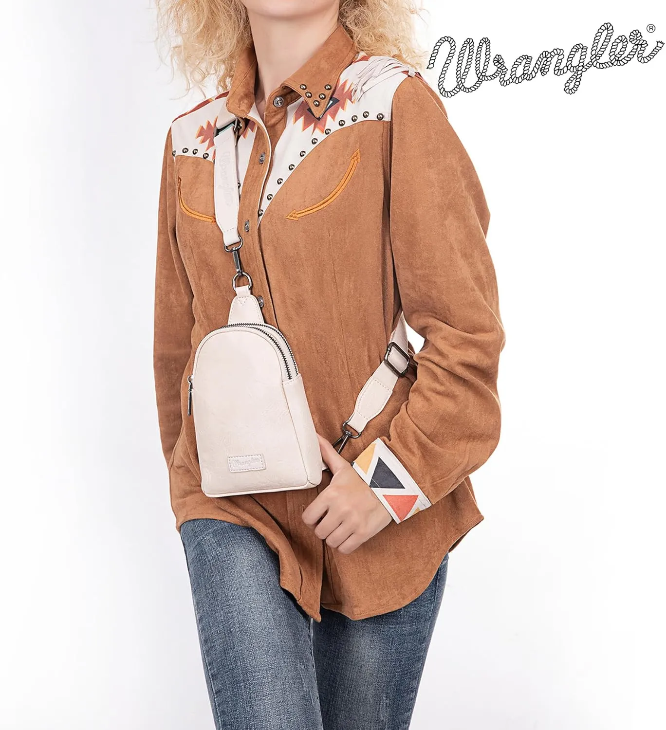 Wrangler Crossbody Sling and Chest Bag for Women - Small, Adjustable Strap Gift Idea