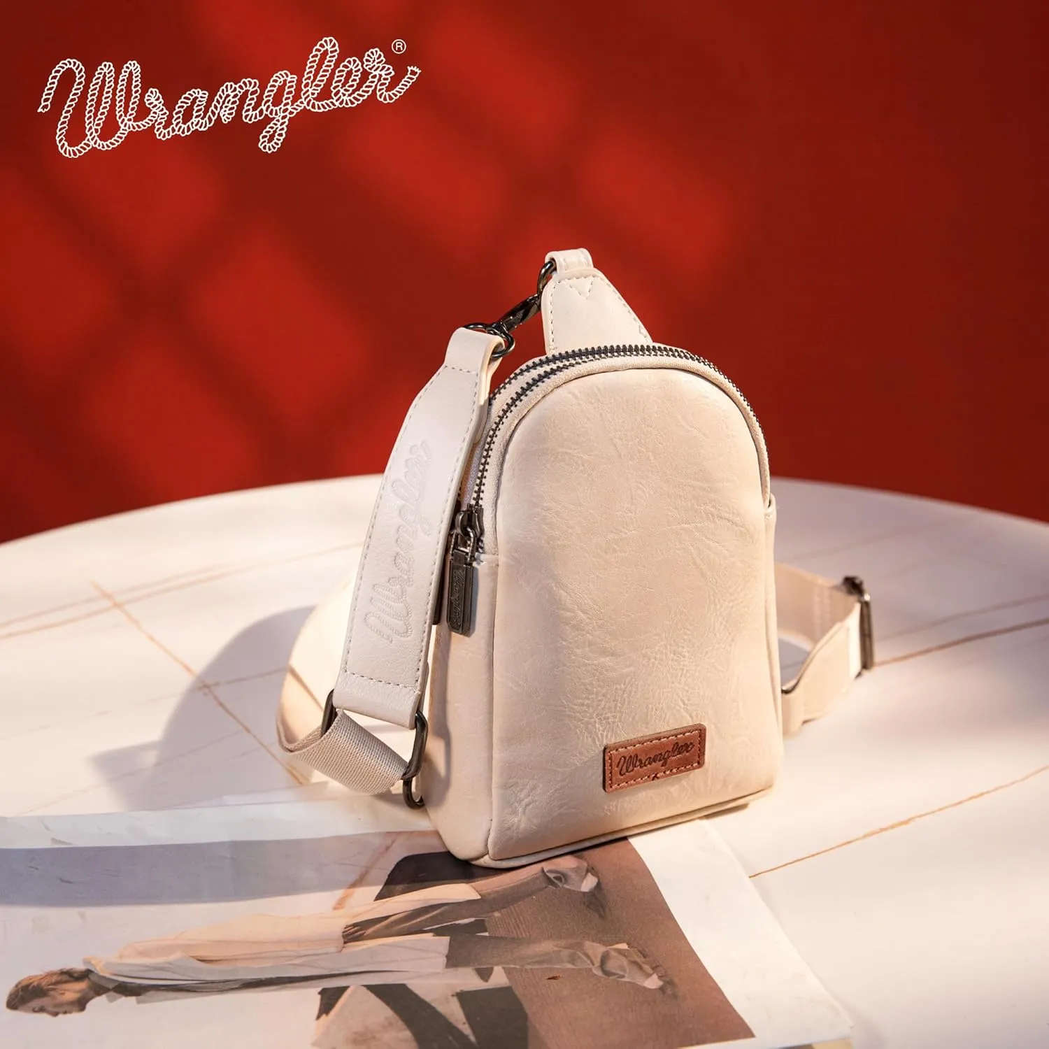 Wrangler Crossbody Sling and Chest Bag for Women - Small, Adjustable Strap Gift Idea