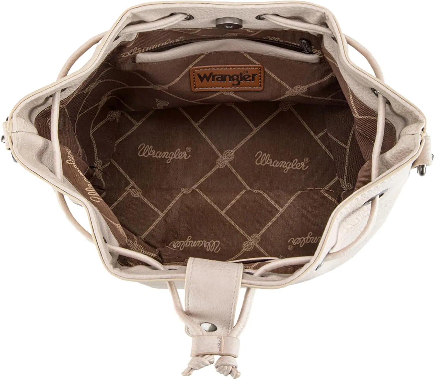 Wrangler Hobo Bags for Women Designer Bucket Purses Western Shoulder Handbags