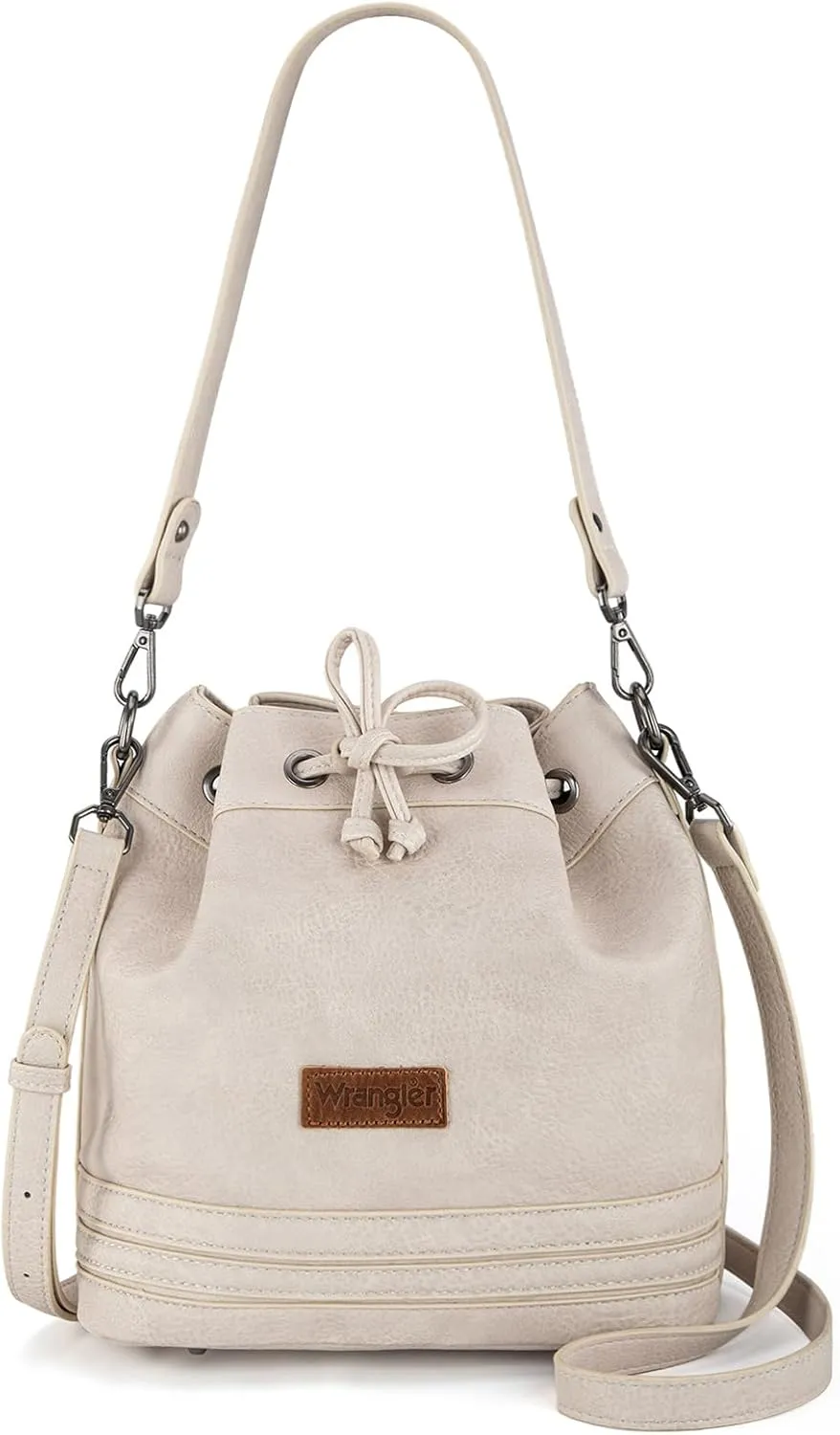 Wrangler Hobo Bags for Women Designer Bucket Purses Western Shoulder Handbags