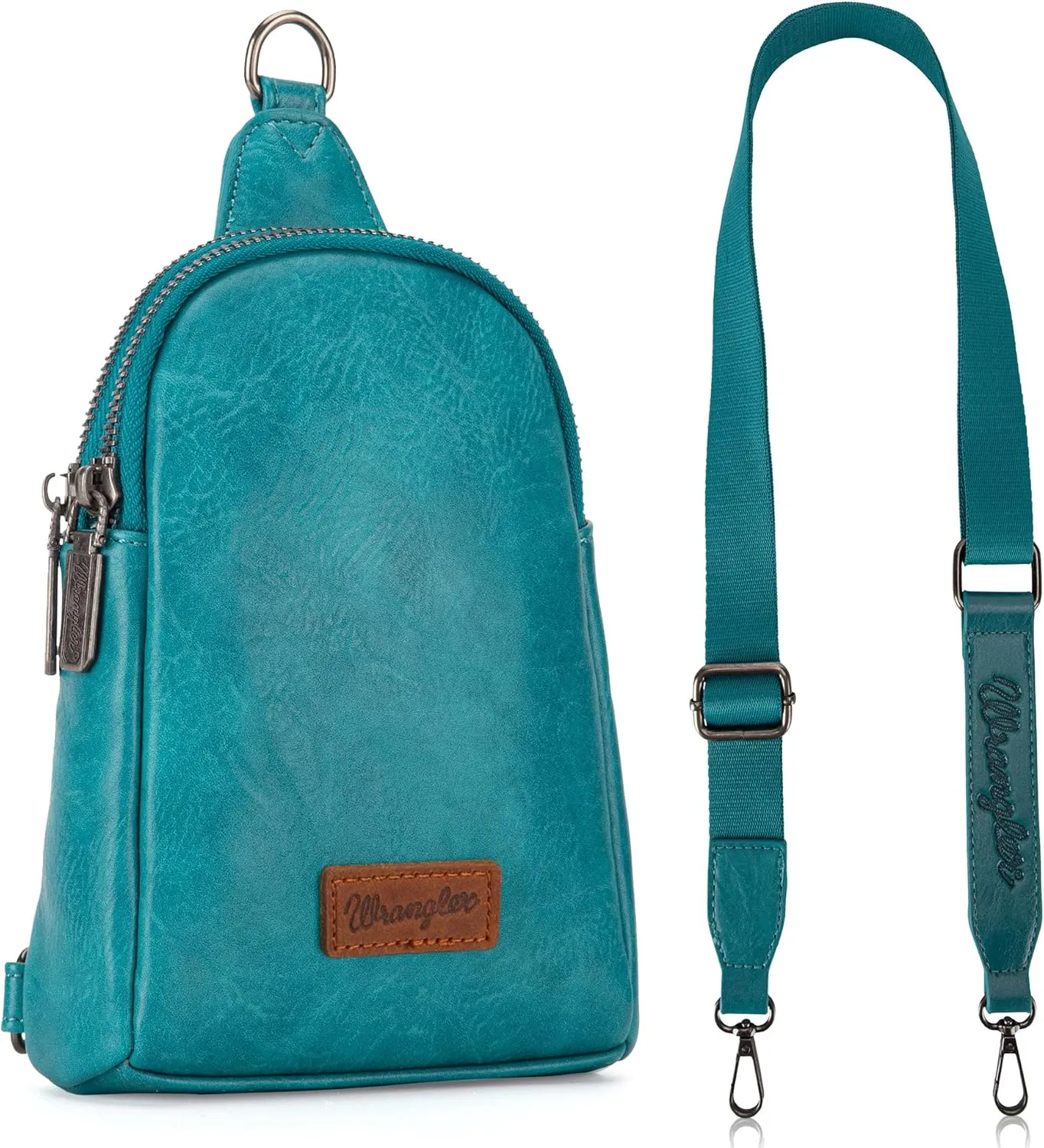 Wrangler Small Crossbody Sling Bags for Women Fanny Packs Chest Bag for Travel - Mother Day Gift