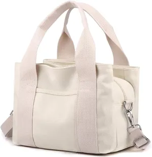 Wxnow Canvas Messenger bags for women,Tote Crossbody Shoulder Bag Satchel Purse