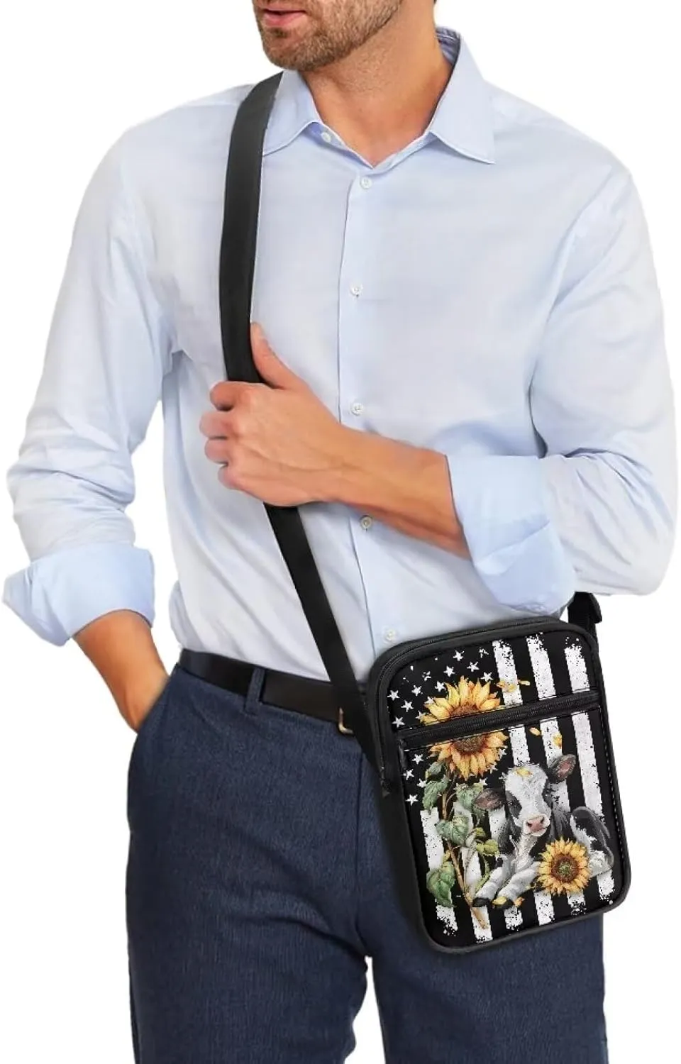 Xoenoiee Mini Messenger Bag for Women Men Small Crossbody Bag Lightweight Shoulder Bag Sling Bags Multi-functional