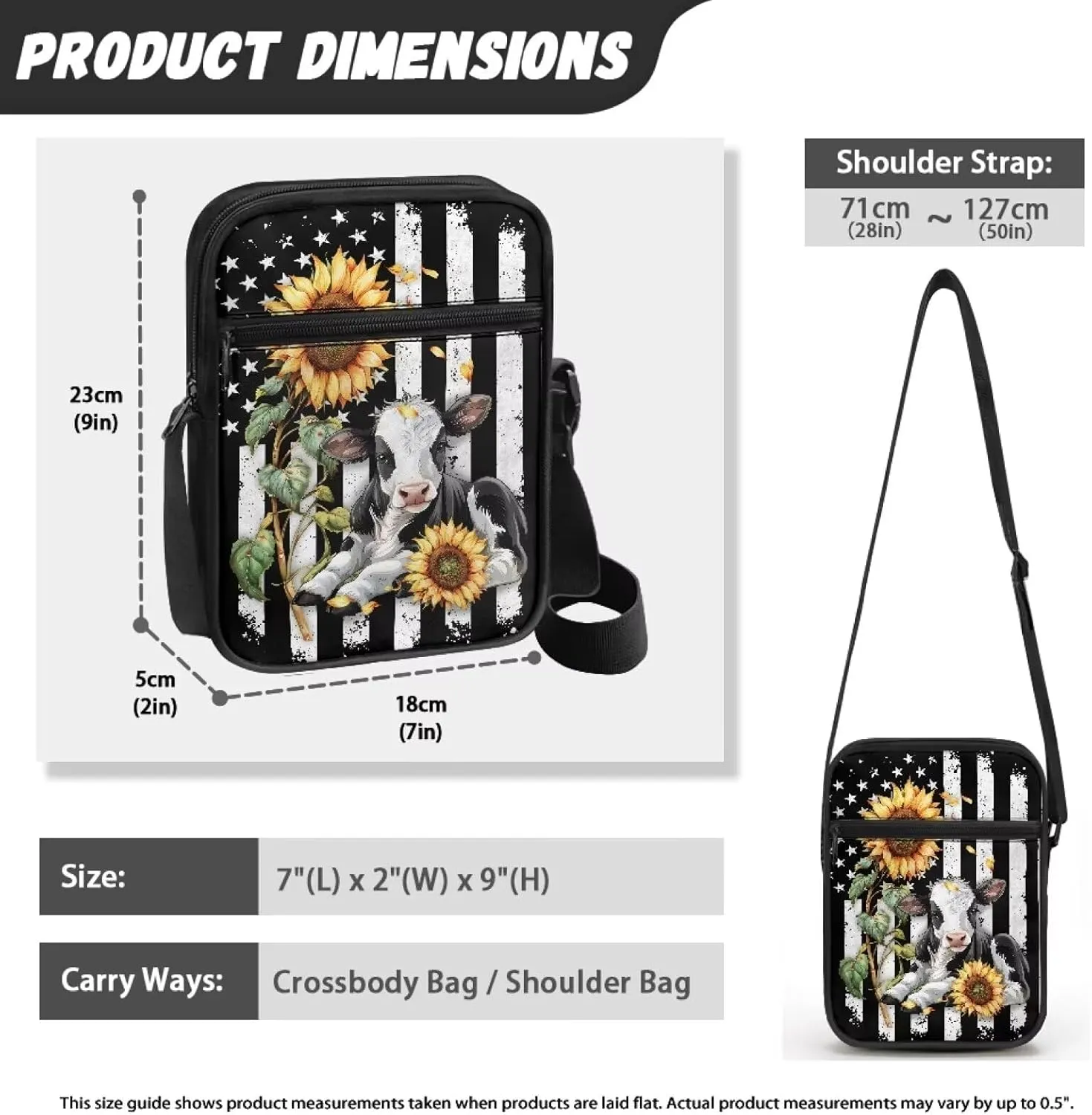 Xoenoiee Mini Messenger Bag for Women Men Small Crossbody Bag Lightweight Shoulder Bag Sling Bags Multi-functional