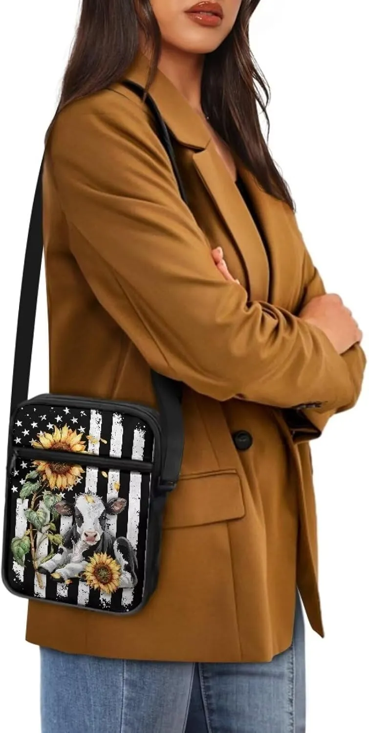 Xoenoiee Mini Messenger Bag for Women Men Small Crossbody Bag Lightweight Shoulder Bag Sling Bags Multi-functional