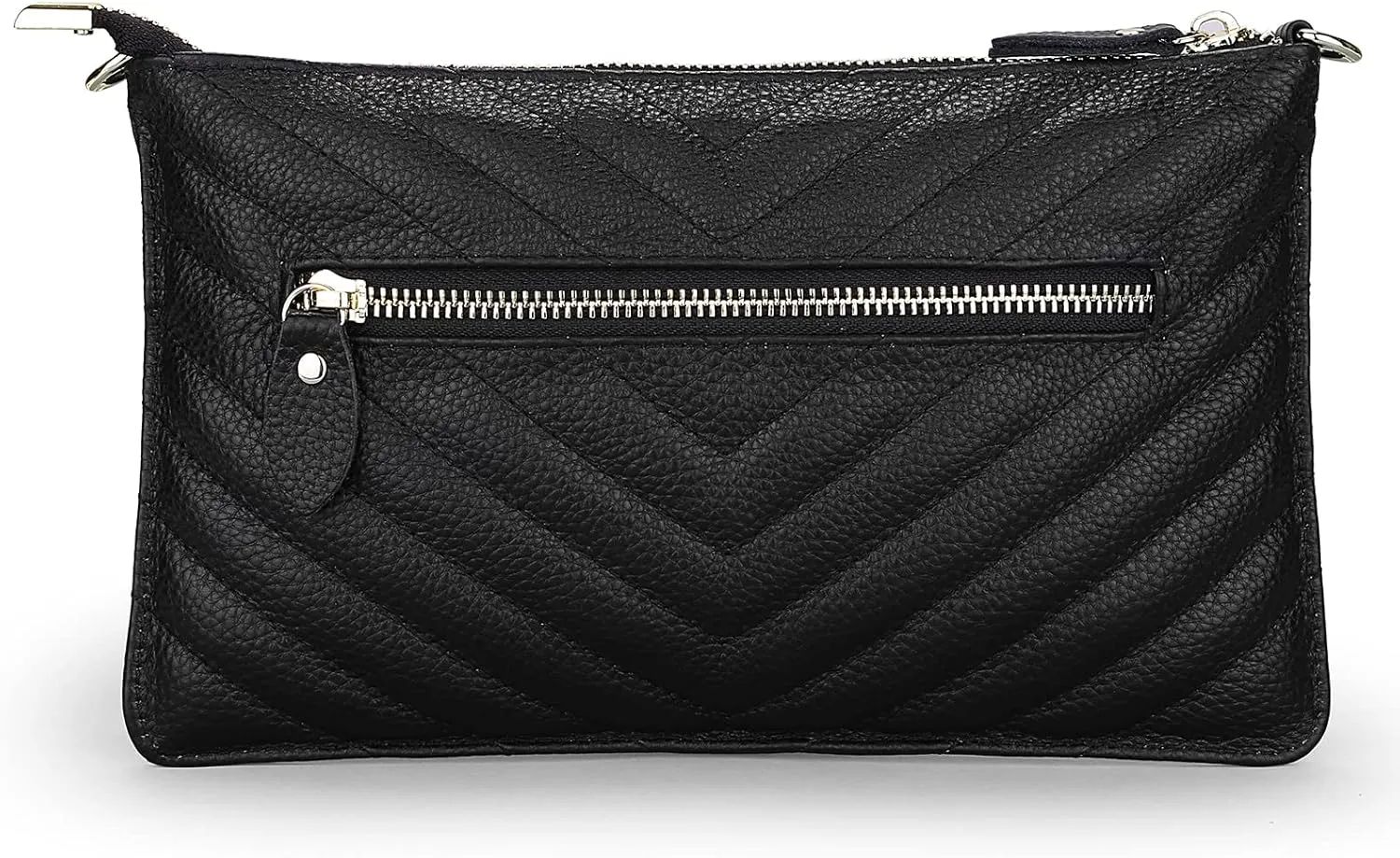 YALUXE Genuine Leather Wristlet Handbags Purses Cell Phone Pocket Clutch Wallet Crossbody Bags for Women