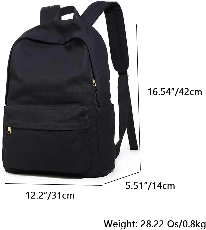 YONBEN® Lightweight Backpack School Bag (Black)