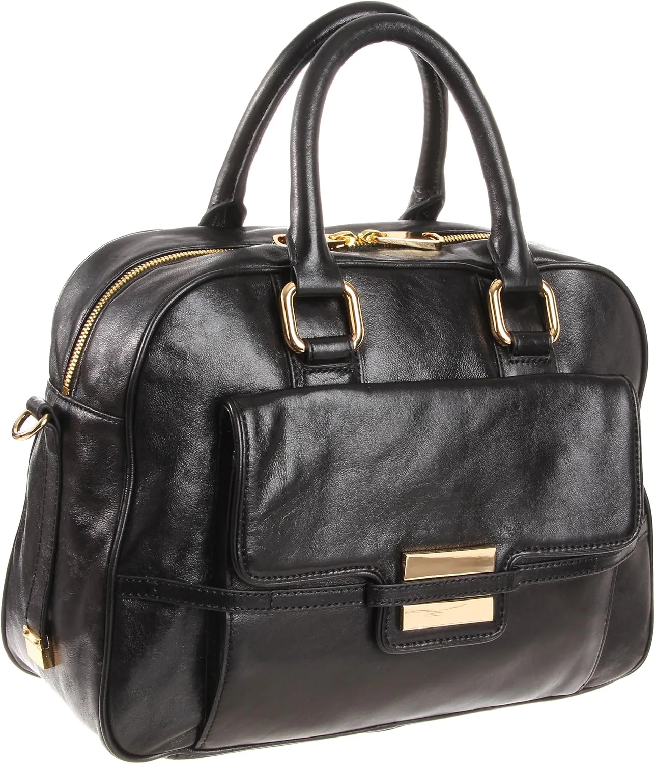 Z Spoke Zac Posen Women's Americana ZS1004 Cross-Body Satchel, Black, One Size