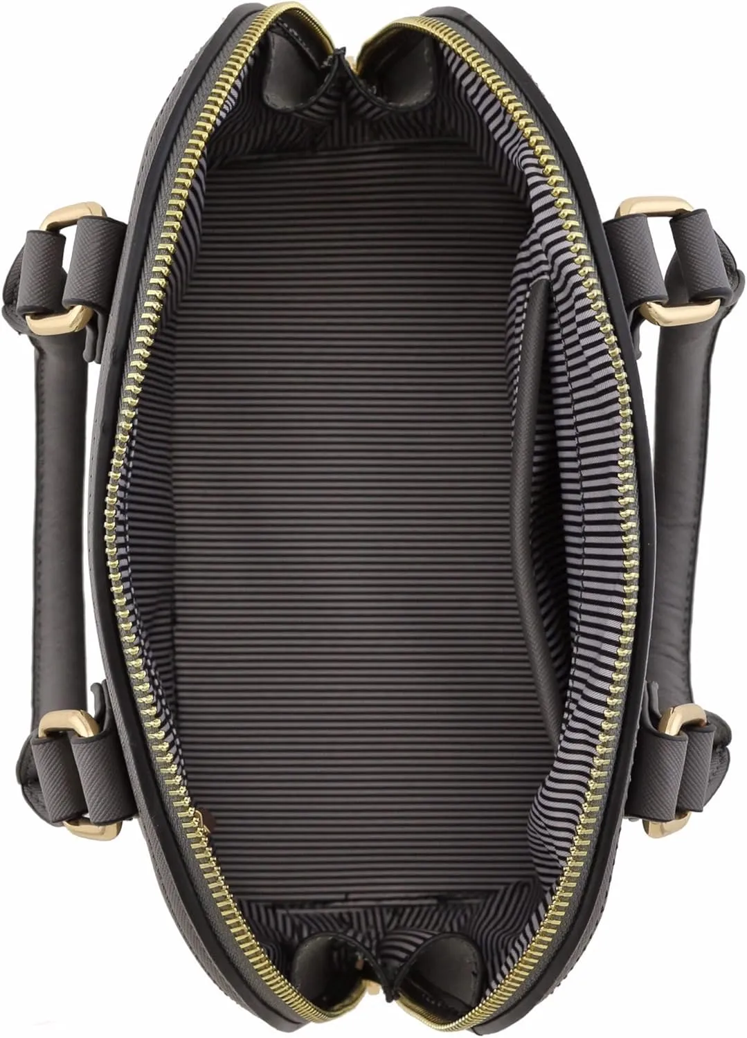 Zip-Around Saffiano Classic Dome Satchel