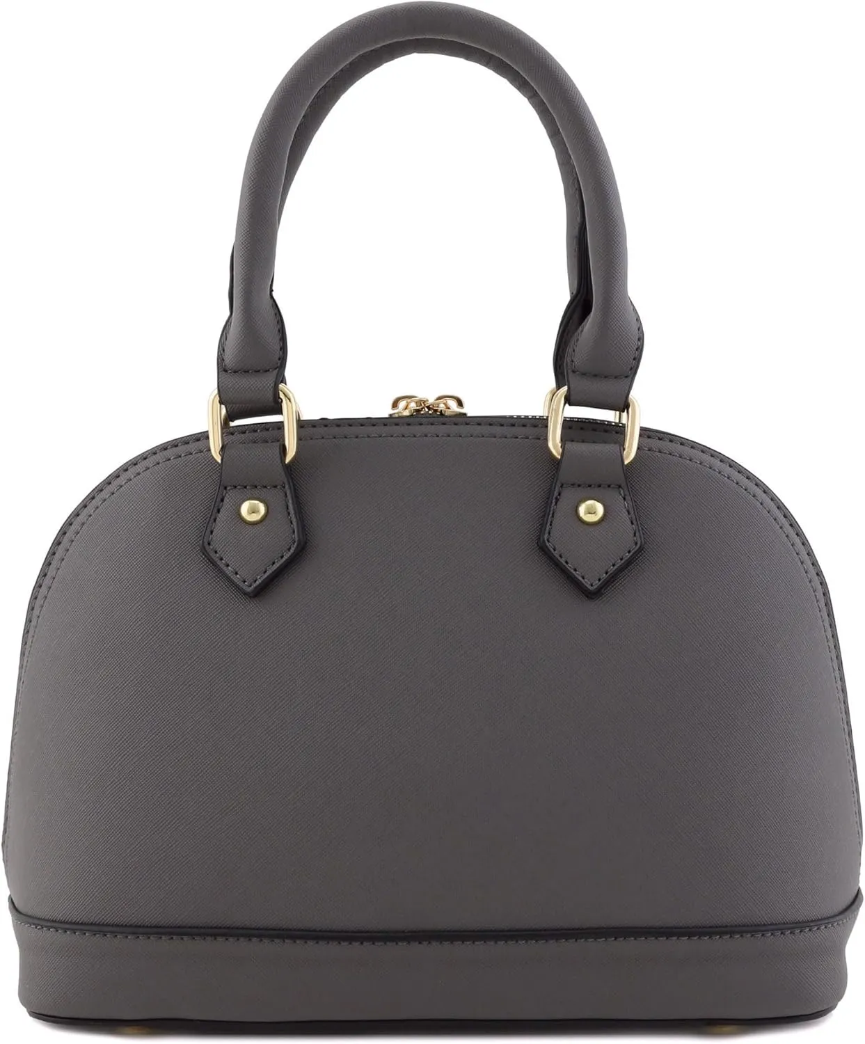 Zip-Around Saffiano Classic Dome Satchel