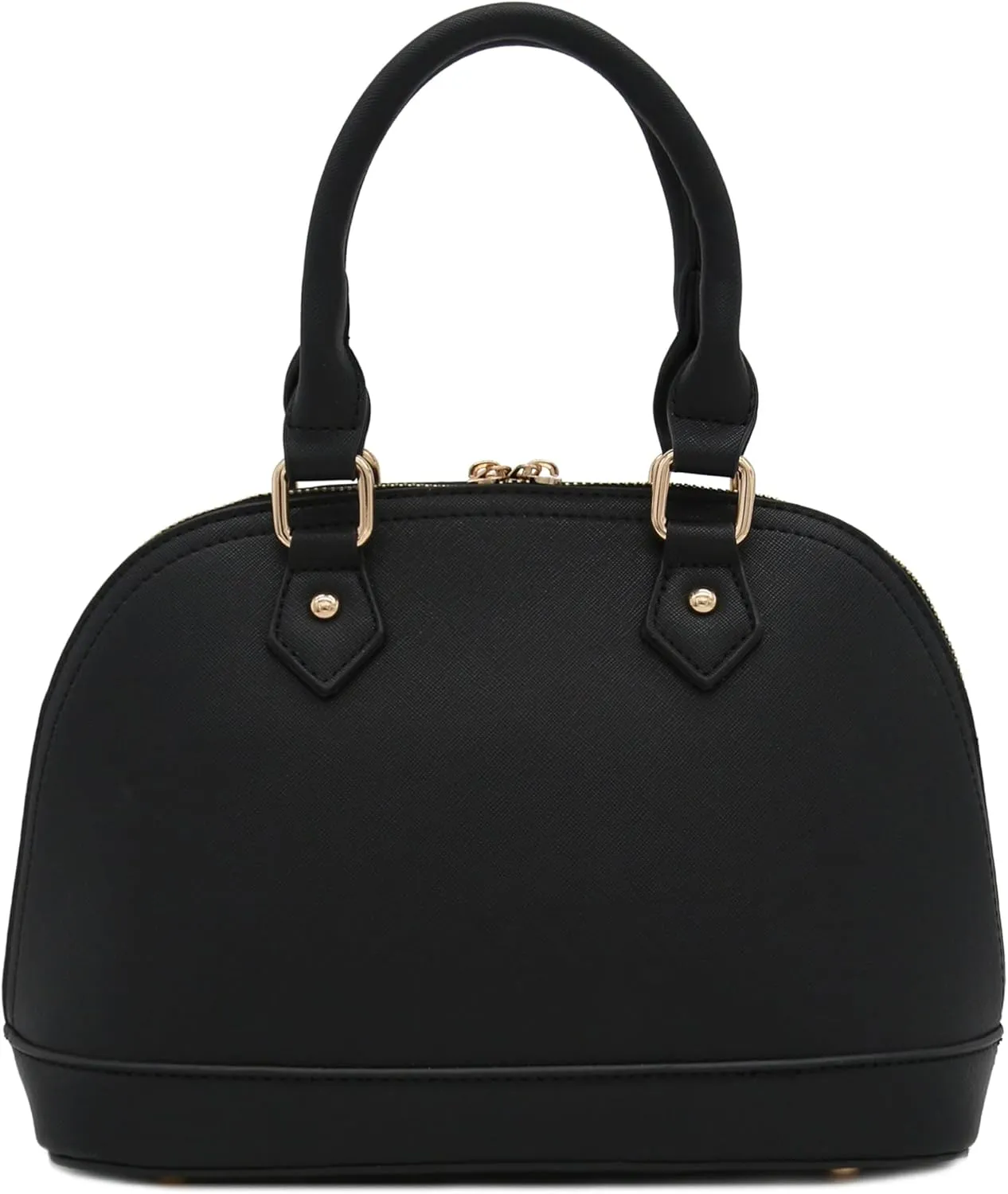 Zip-Around Saffiano Classic Dome Satchel
