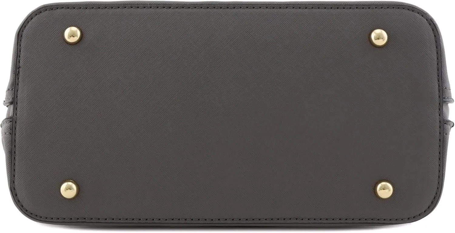 Zip-Around Saffiano Classic Dome Satchel