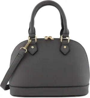 Zip-Around Saffiano Classic Dome Satchel