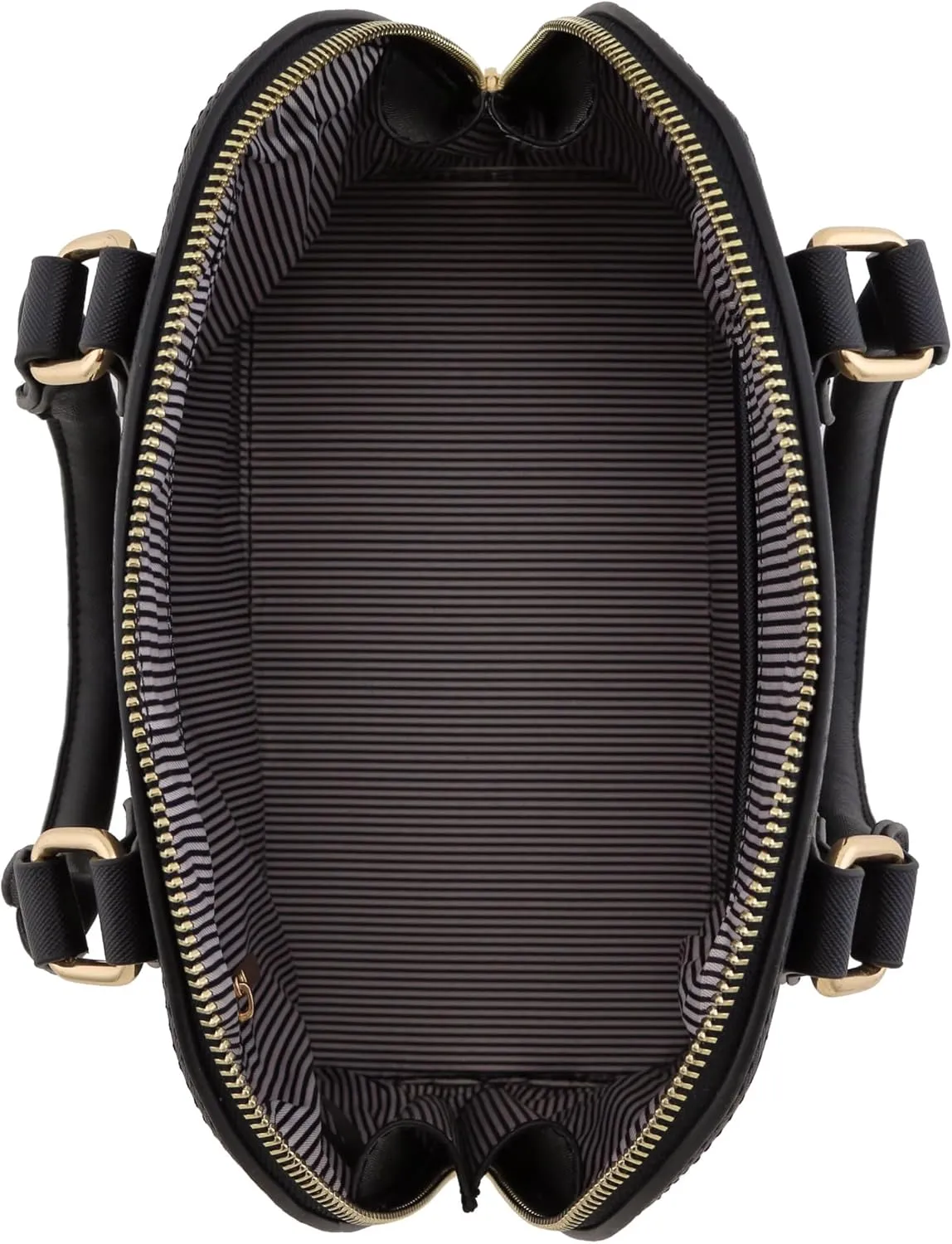 Zip-Around Saffiano Classic Dome Satchel